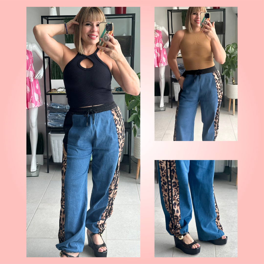 Linda Animal Print Pants