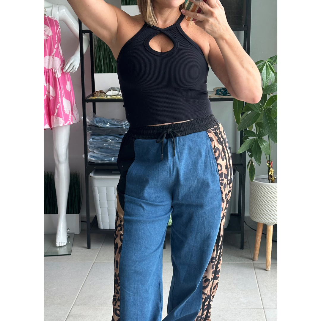 Linda Animal Print Pants