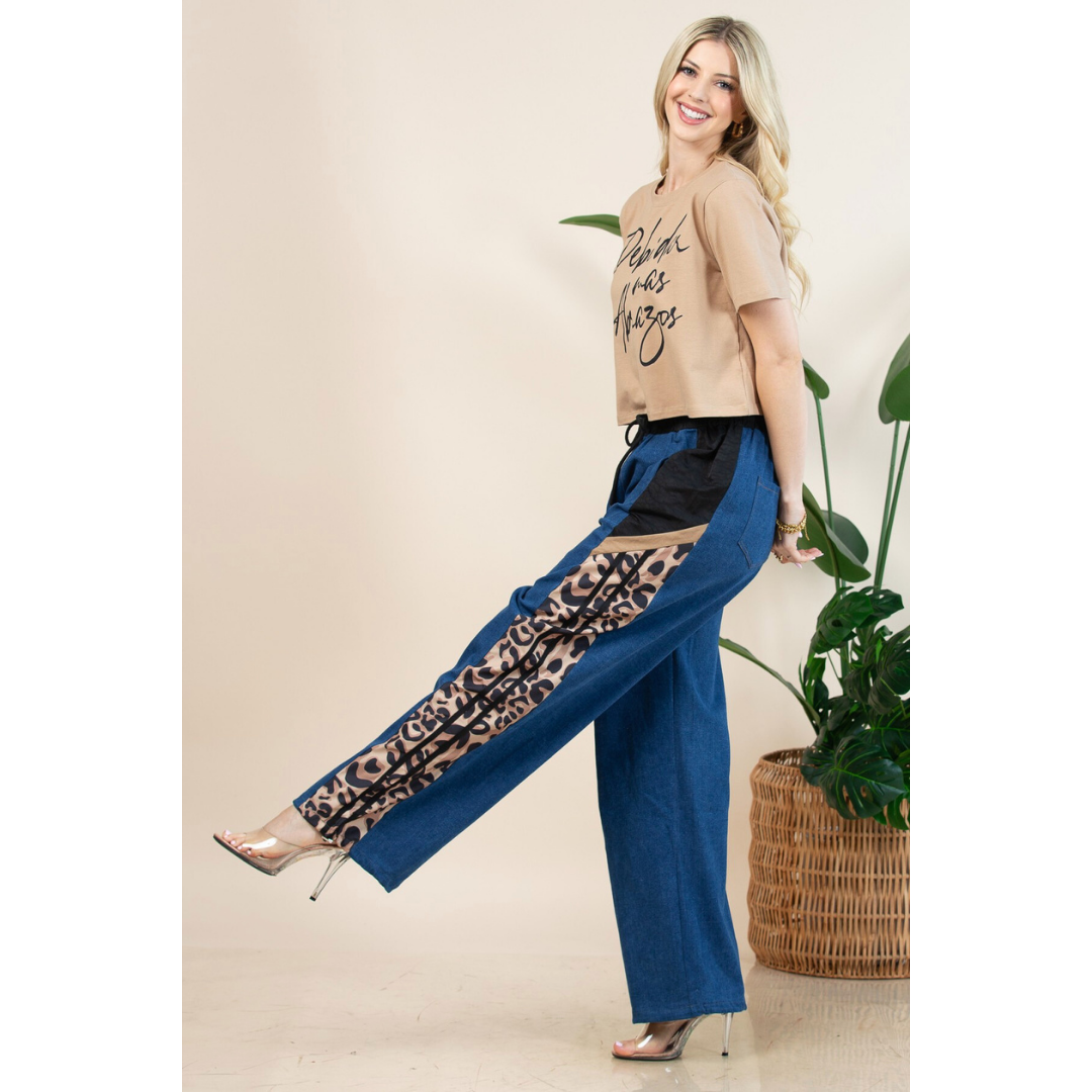 Linda Animal Print Pants