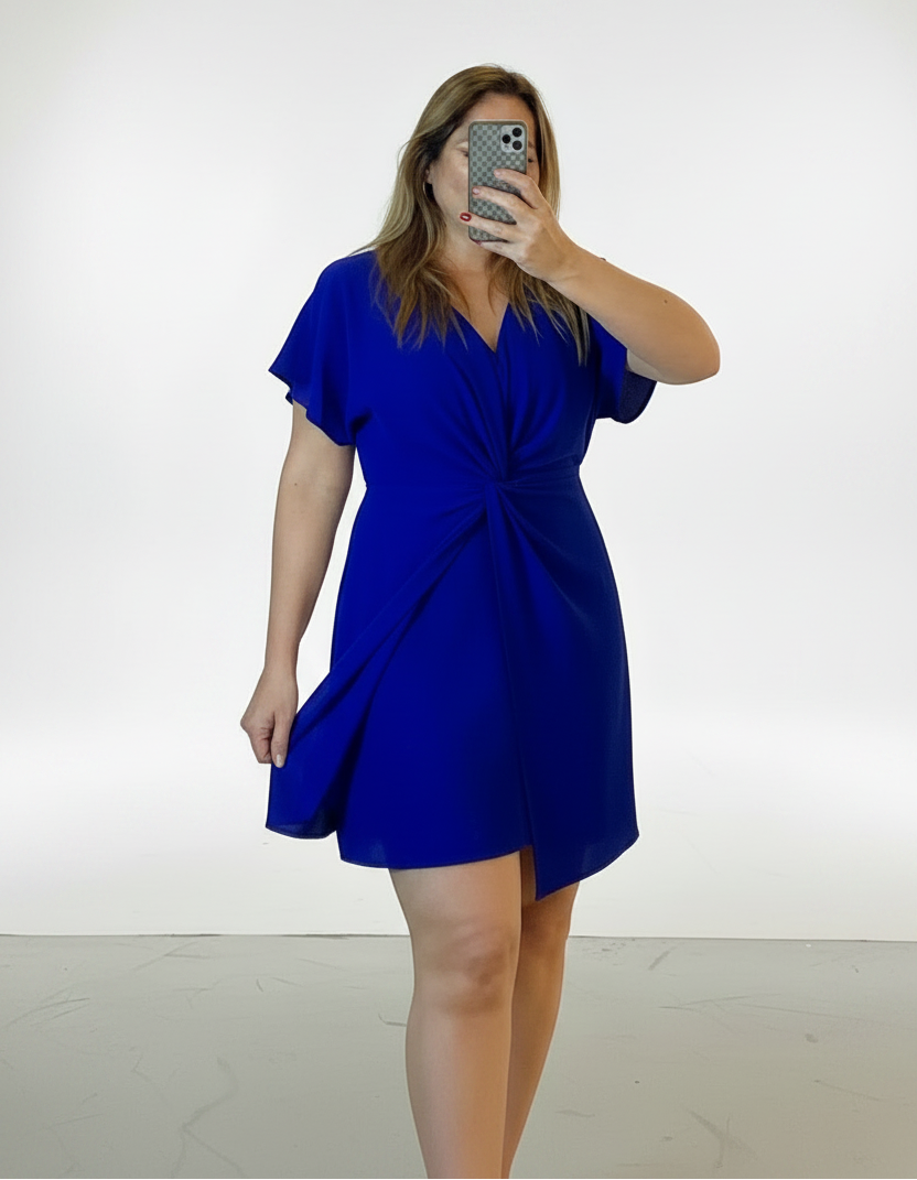 Royal Blue Mini Dress