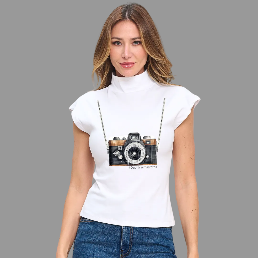 Turtle Neck Camera Top2