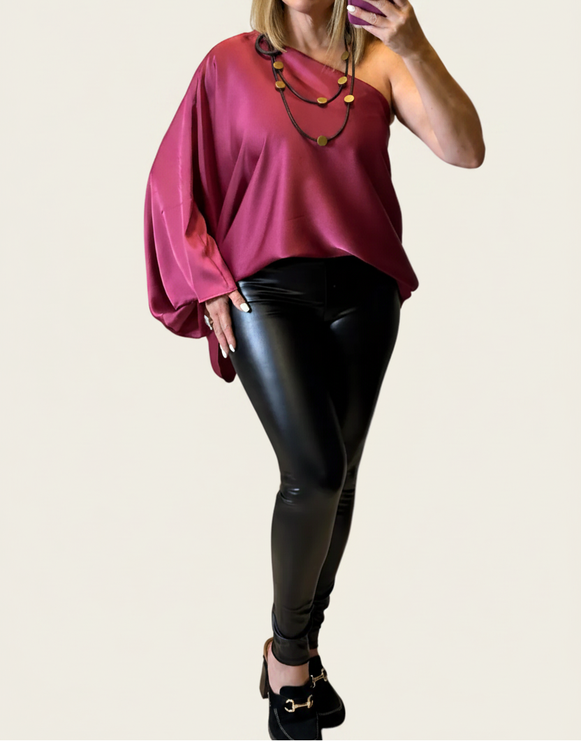 Black Faux Leather Leggings