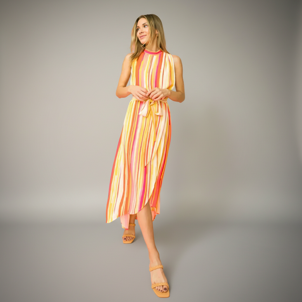 High & Low Maxi Dress