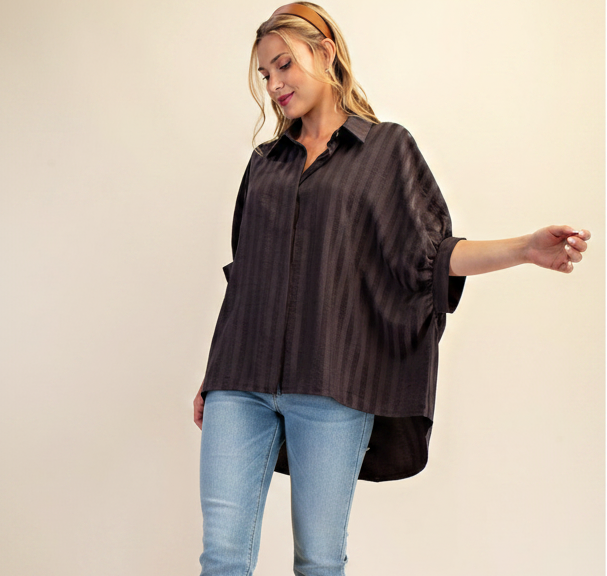 Black Button Shirt