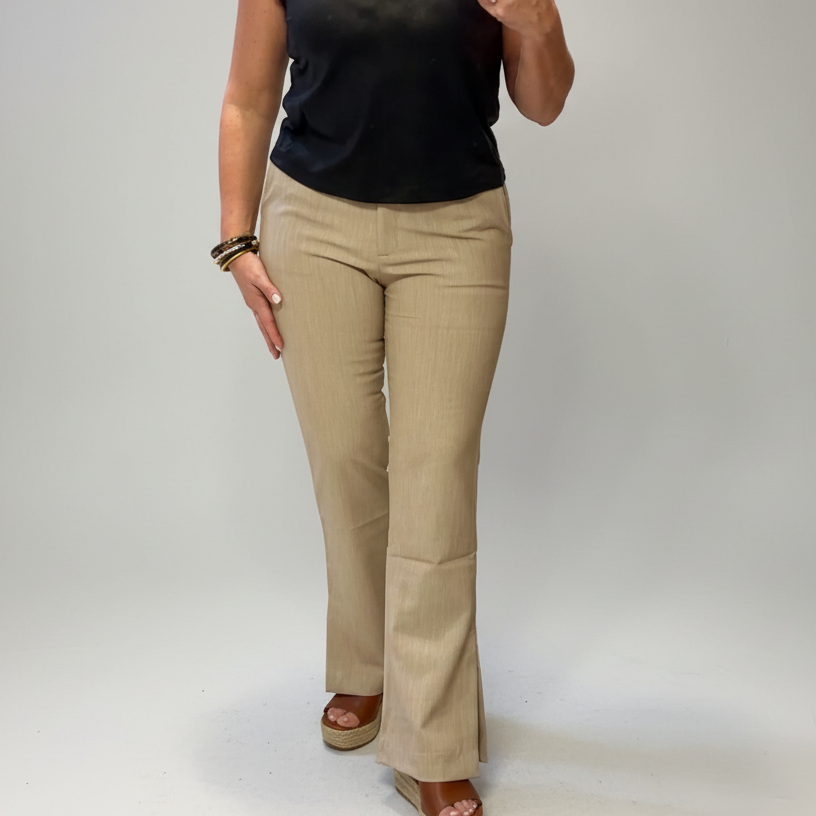 Oatmeal High Waist Pant