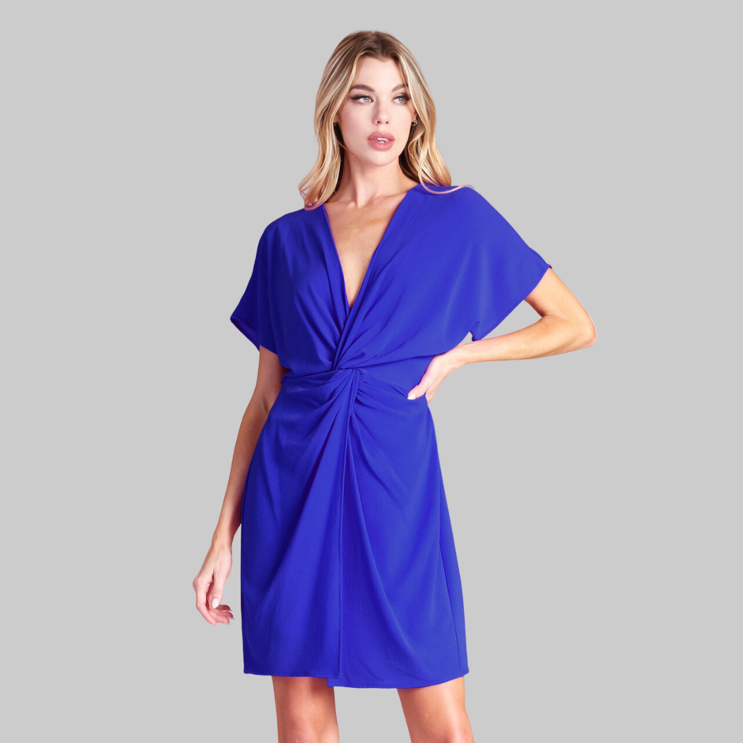 Royal Blue Mini Dress