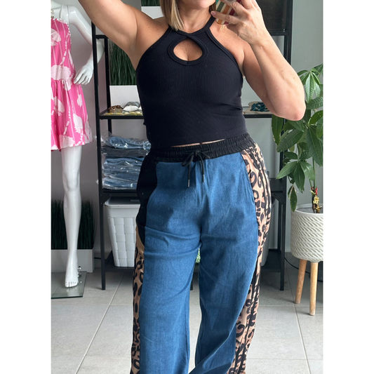 Linda Animal Print Pants