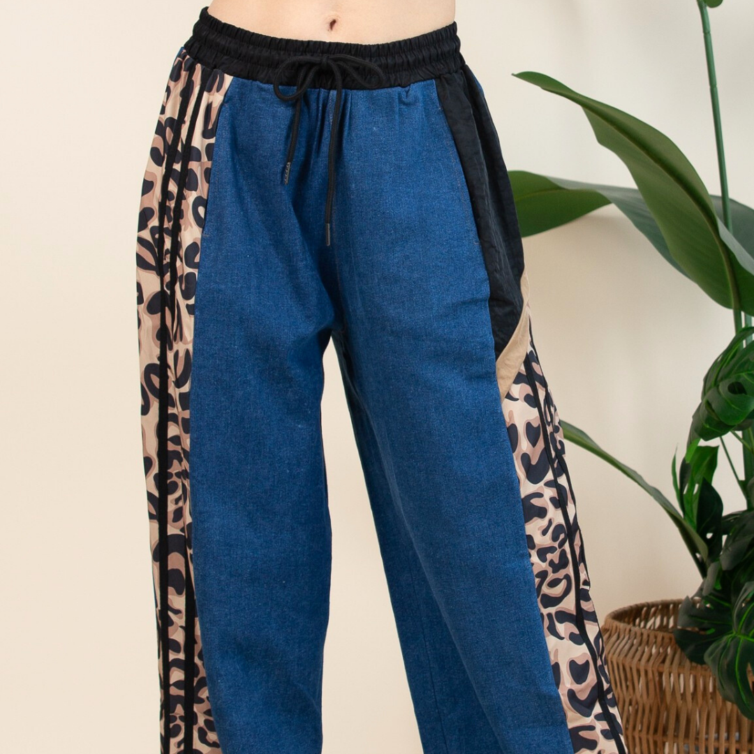 Linda Animal Print Jeans