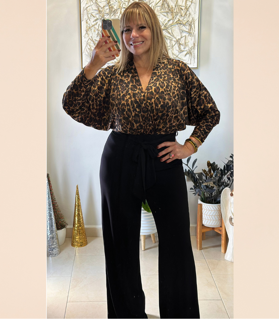 Animal Print Jumpsuit