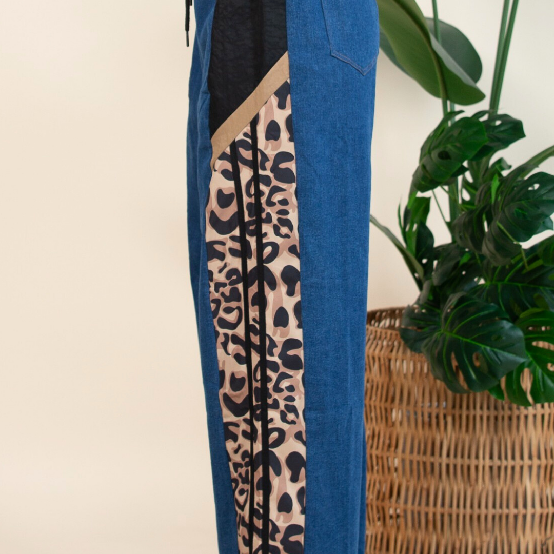 Linda Animal Print Jeans