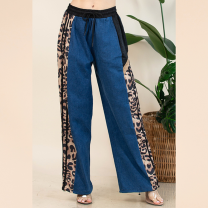 Linda Animal Print Jeans