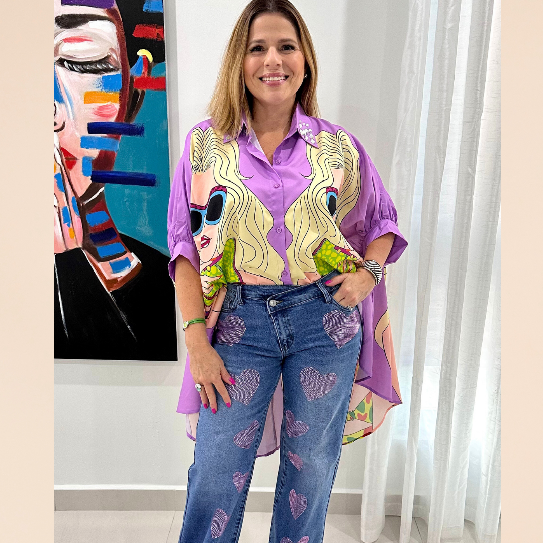 Fashion High Low Blouse