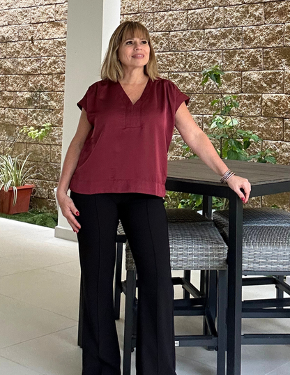 Burgundy Top