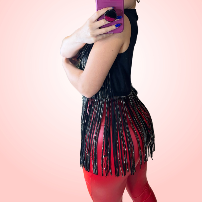 Sequin Vest Top