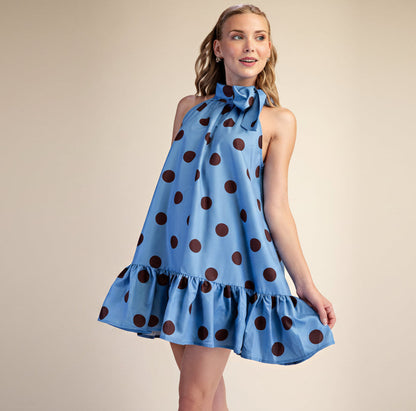 Polka Dot Mini Dress