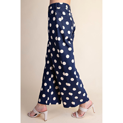 Polka Dot Barrel Pants