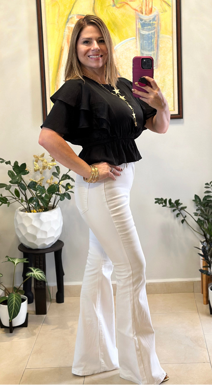 High Waisted Flare Jeans