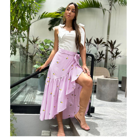 Pastel Pink Long Skirt