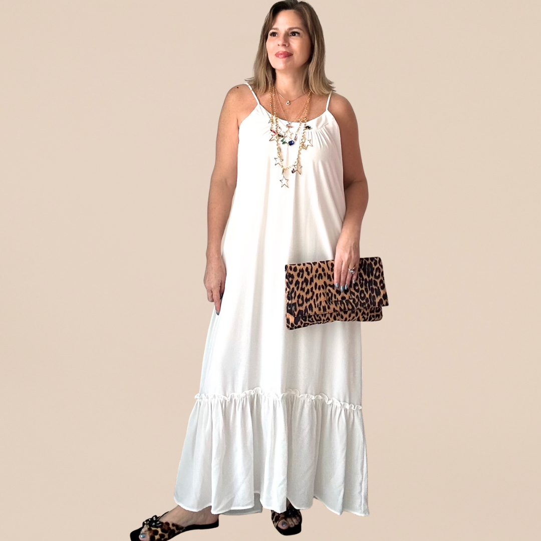 Ruffle Cami Maxi Dress