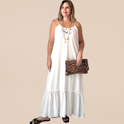 Ruffle Cami Maxi Dress