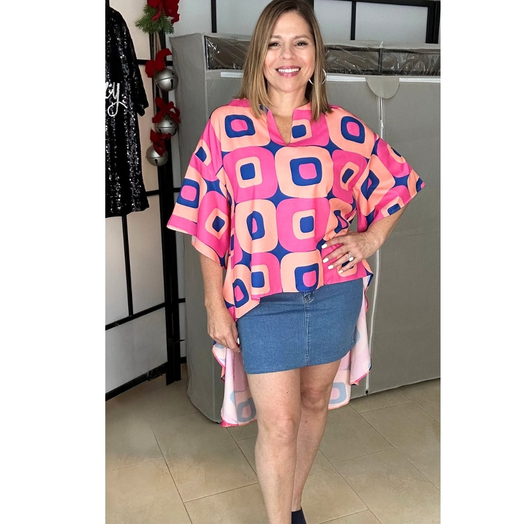 Isabella High-Low Top