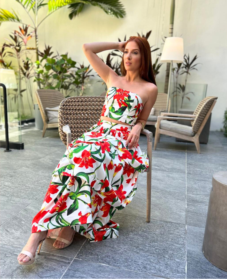 Maxi Skirt and Top Set