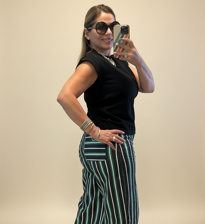 Round Neck Drop Shoulder Top