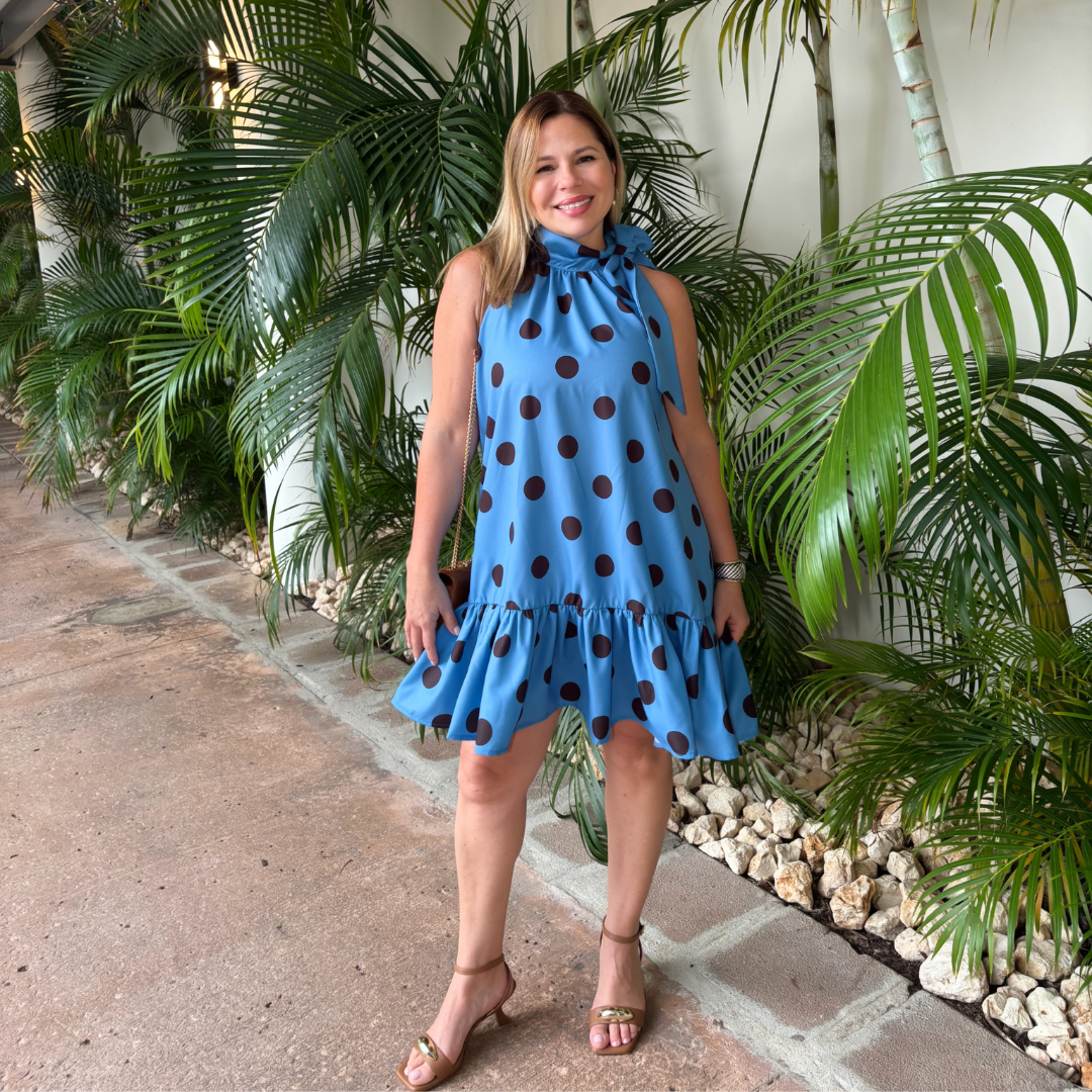 Polka Dot Mini Dress