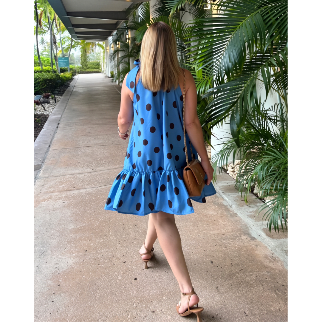Polka Dot Mini Dress
