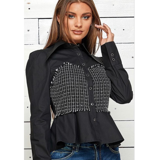 Elegant Black Blouse