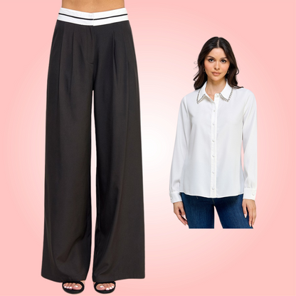 Black Wide Leg Pants