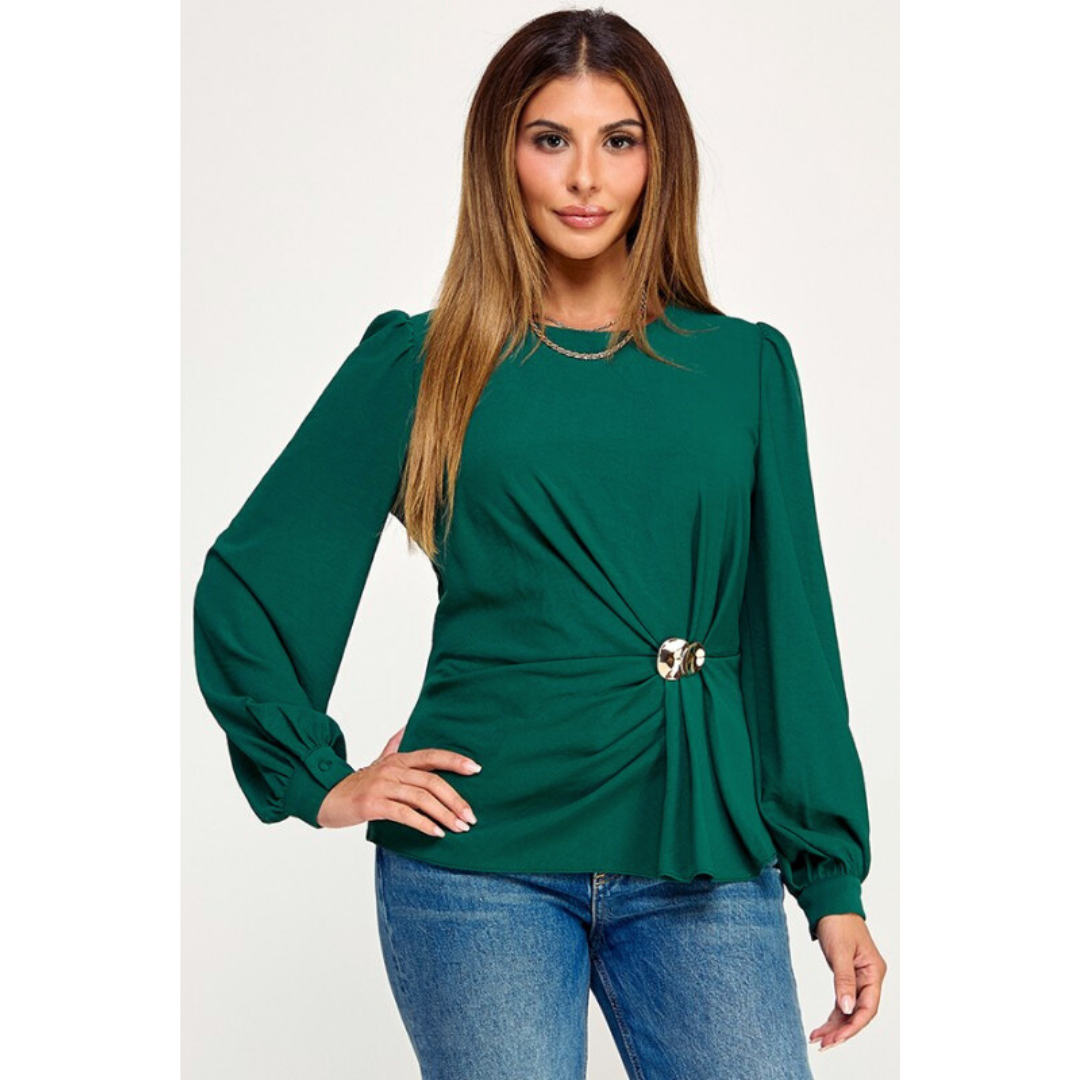 Green Elegant Top