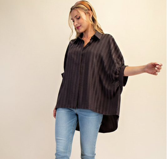 Black Button Shirt