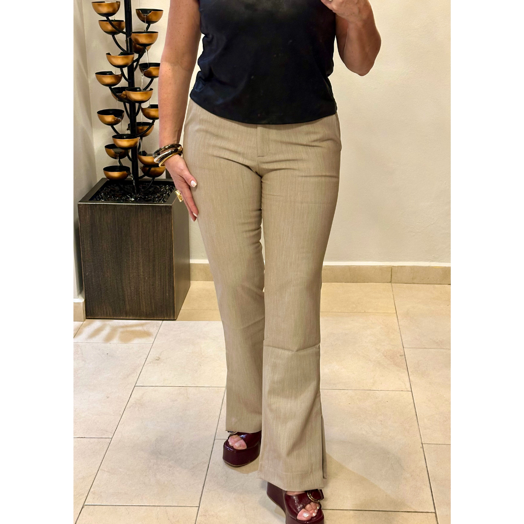 Oatmeal High Waist Pant