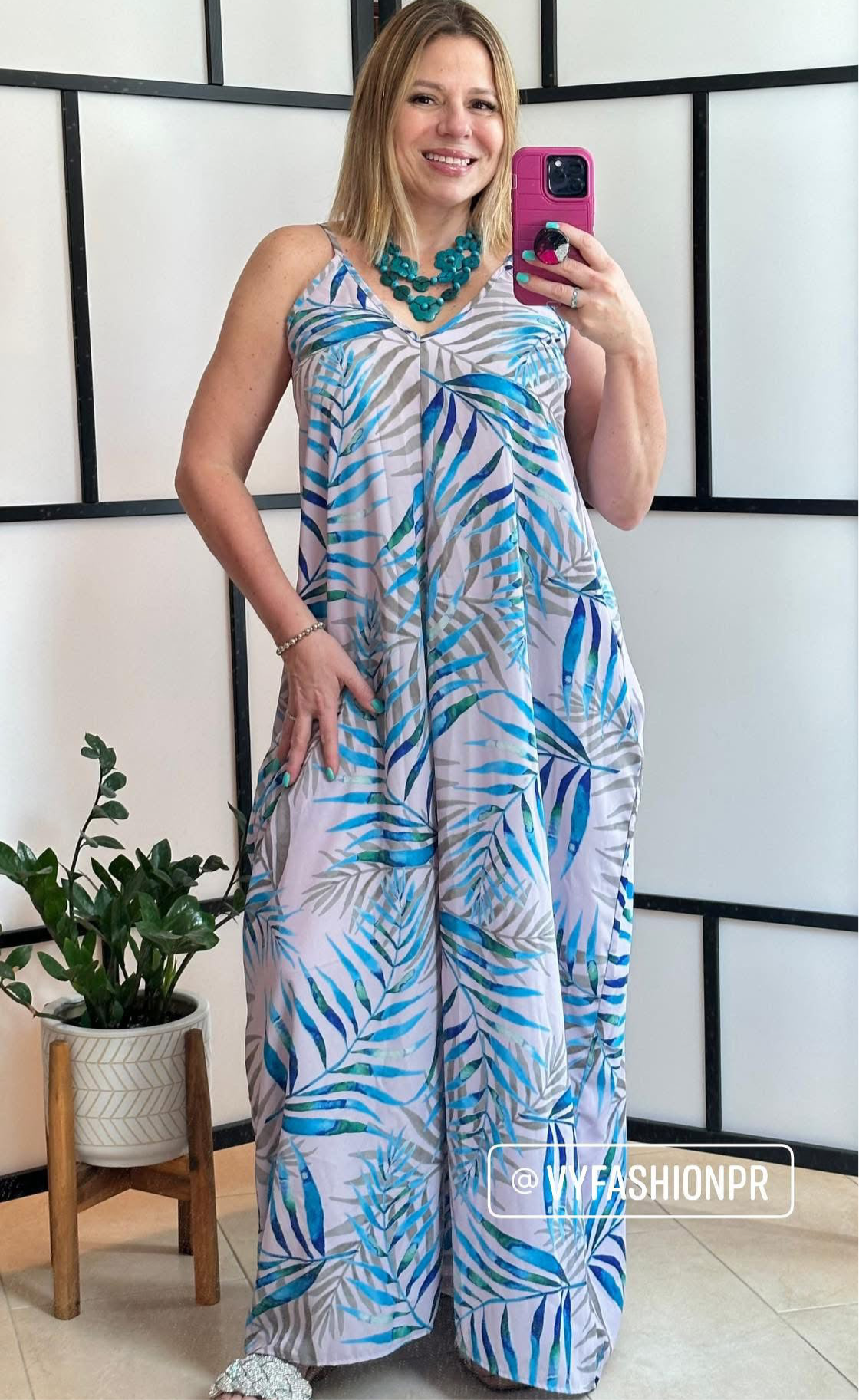 Cocoon Blue Dress