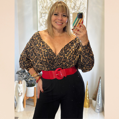 Animal Print Jumpsuit