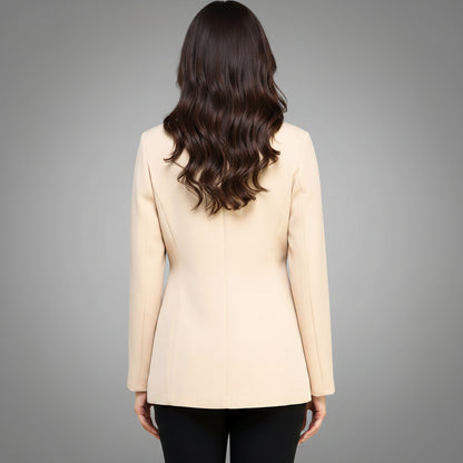 Taupe Long Sleeve Blazer