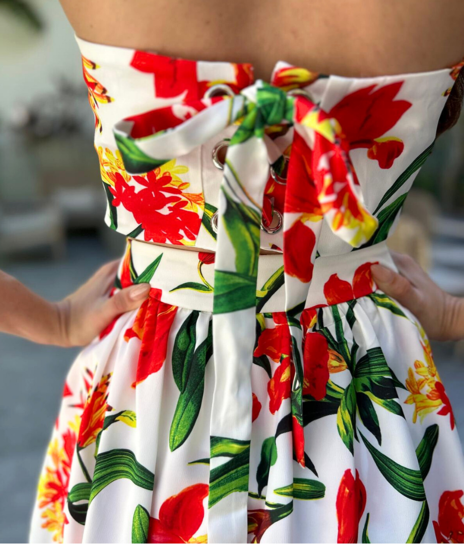 Maxi Skirt and Top Set