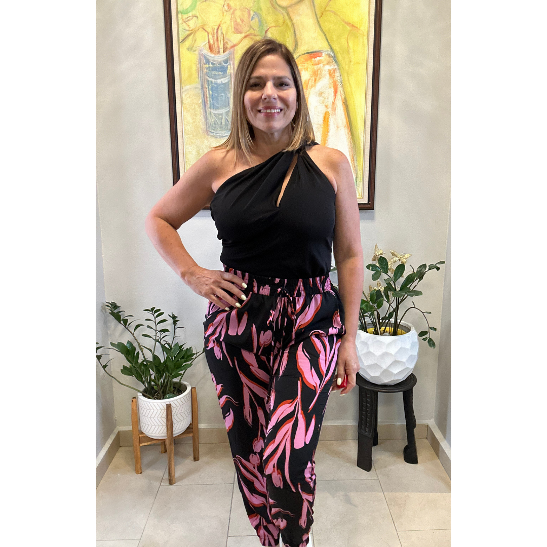 Asymmetric Slit Bodysuit