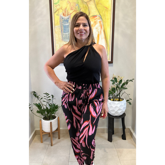 Asymmetric Slit Bodysuit