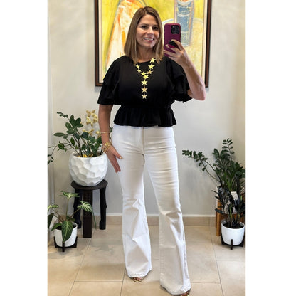 High Waisted Flare Jeans