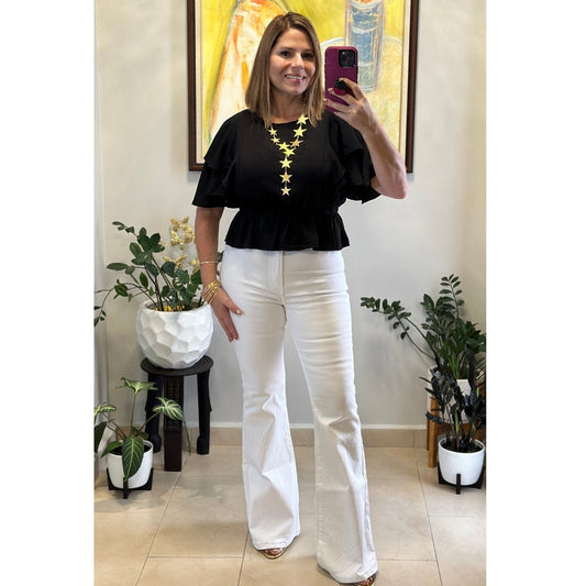 High Waisted Flare Jeans