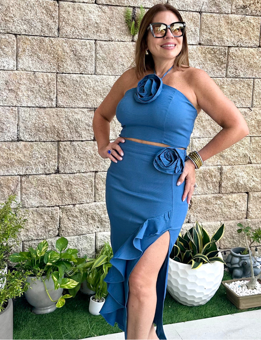 Top and Skirt Set