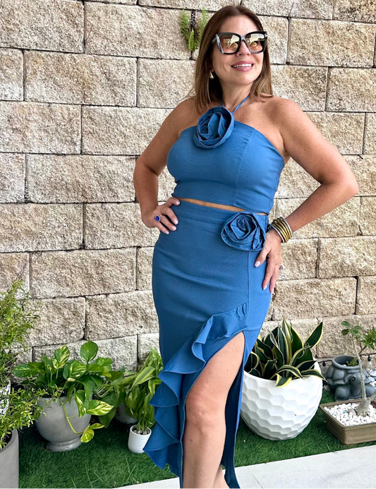 Top and Skirt Set