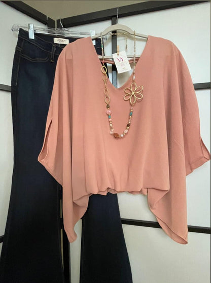 Solid Caftan Top