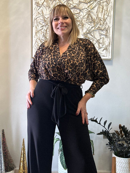 Animal Print Jumpsuit