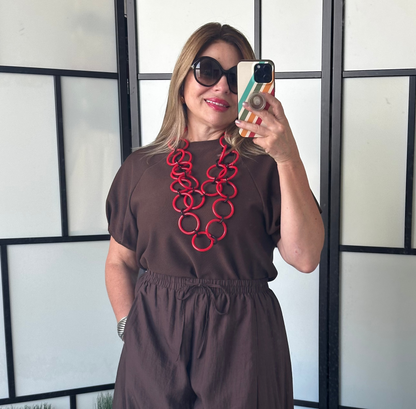 Puff Short Sleeve Pullover Top