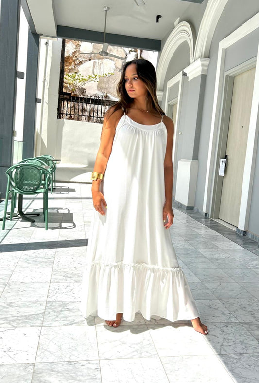 Ruffle Cami Maxi Dress